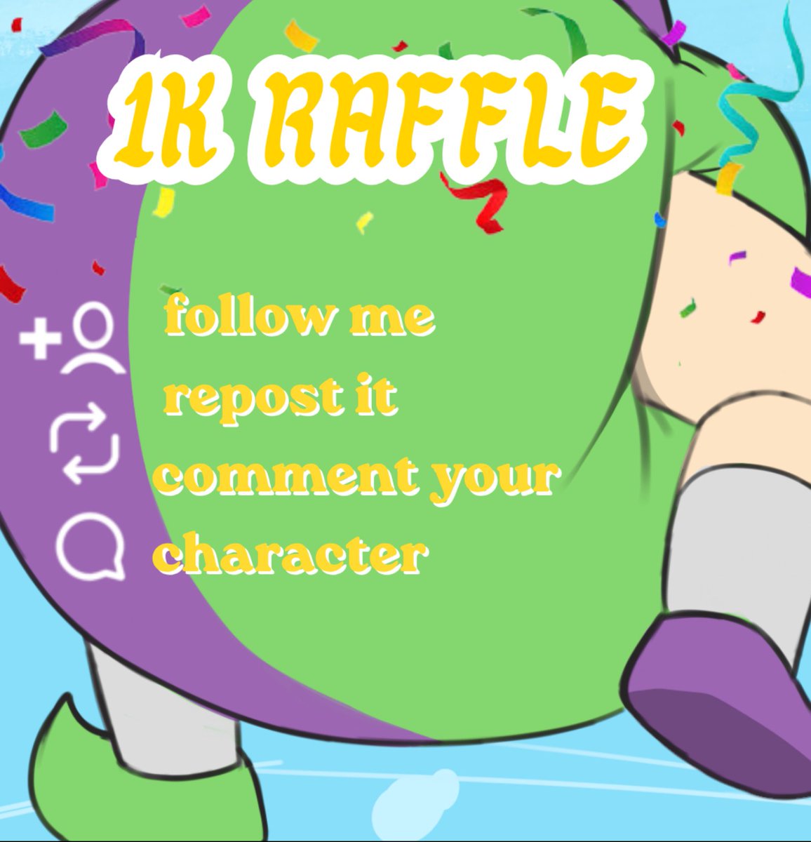 Sketchpoof's tweet photo. 🎉 Raffle! 1,000 followers 🎉
This is my thanks. ^u^

To participate, simply:
• follow me 💜💚
• like and repost this
• comment with images of your OC or the character you’d like me to draw

The winner will be announced in 6 days.
All the rules of draw/ don't draw apply here. https://t.co/BSF6kt7bFc