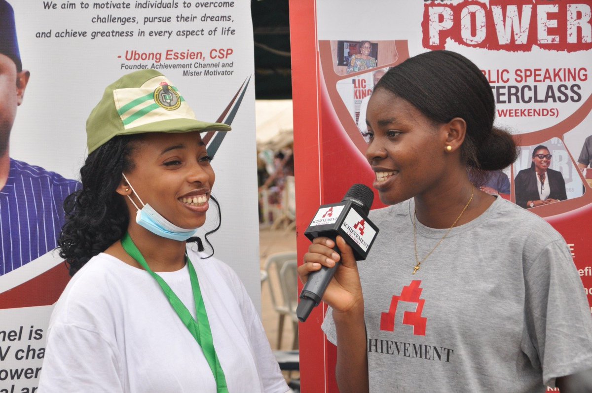 Achievemen25236's tweet photo. What a time had with Corp Members at the Lagos Camp, Iyana Paja. They talked about their blissful,fun and definitely out of the norm camp experiences. A fun time! Now streaming on YouTube on achievement Channel... https://t.co/U2lOLkFDxx