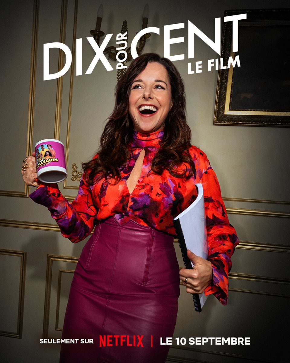 NetflixFR's tweet photo. Andréa, Noémie, Mathias, Gabriel, Hervé, Camille et Arlette reviennent.

DIX POUR CENT, LE FILM avec Camille Cottin, Laure Calamy, Thibault de Montalembert, Grégory Montel, Nicolas Maury, Fanny Sidney et Liliane Rovère, le 10 septembre. https://t.co/eJsoJ2Iiqn