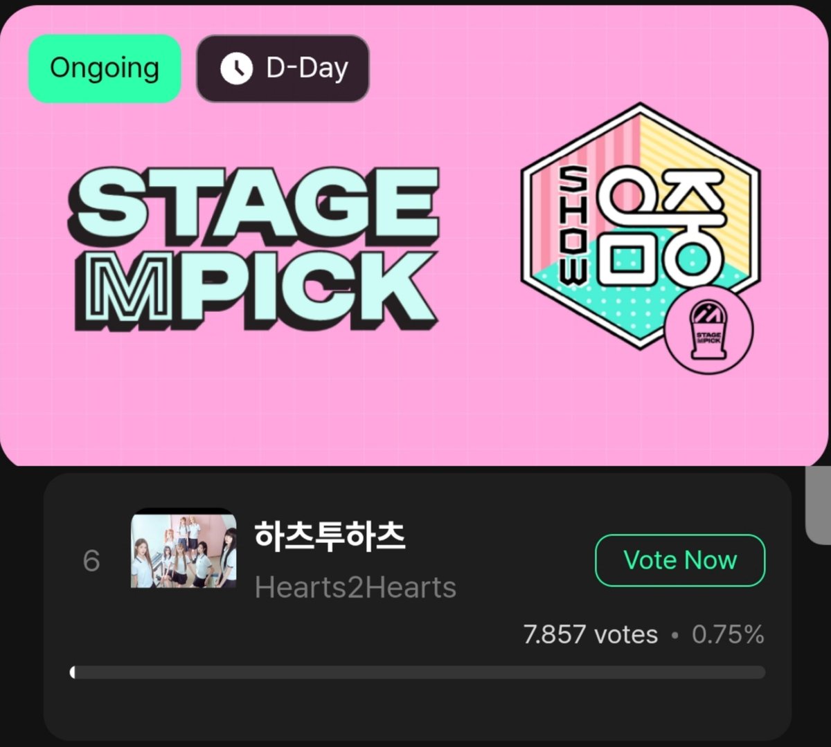 H2H_Wave's tweet photo. 📢ONGOING VOTES FOR HEARTS2HEARTS TODAY 

S2U berbagai voting masih berlangsung hari ini
Jangan lewatkan kesempatan kita untuk terus mendukung Hearts2Hearts dengan cara vote dan terus berjuang bersama sampai akhir!

1. 2026 MAMA SUPER FAN REGISTRATION
🗳️: MNET+
📅: 27 Agustus – 6 September 2026 23:59 (KST) | 21:59 WIB
🔗: https://t.co/gX7HOtKUQ7

2. [EP.1305] KBS MUSIC BANK Fan's Stage Pick
🗳️: Coogoong
⌛ : VOTING BERAKHIR PADA 3 SEPTEMBER | 15:00 WIB‼️
🔗: https://t.co/GZmWExcpZF

3. Show! Music Core Episode 961 – STAGE M PICK 
🗳️ : Muniverse
⌛ : VOTING BERAKHIR PADA 3 SEPTEMBER | 10:00 WIB‼️
🔍 : Cari banner “Show! Music Core Episode 961 – STAGE M PICK” di aplikasi Muniverse.

#Hearts2Hearts #하츠투하츠 #H2H @Hearts2Hearts
