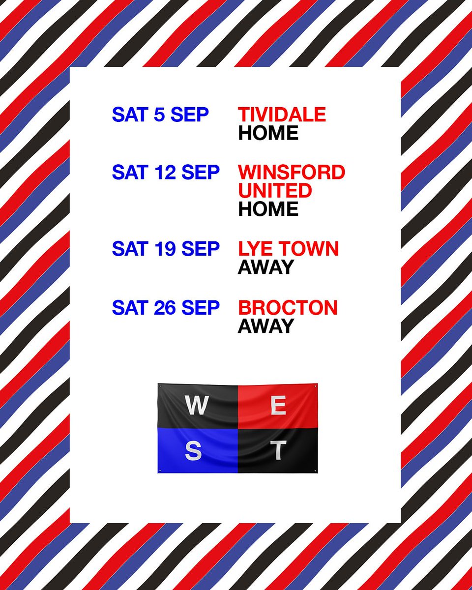 WD_CFC's tweet photo. Here's how September shapes up.

Two at Brookburn and two away, including the longest league trip of the season.

➡️ https://t.co/PkVfwqgtXV https://t.co/XdhMJIMPX2