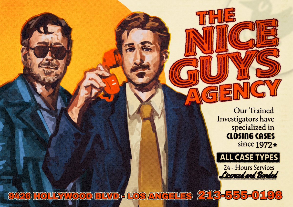 hardtorad's tweet photo. making nice guys ad because why not #niceguys https://t.co/idS1pQkHnn