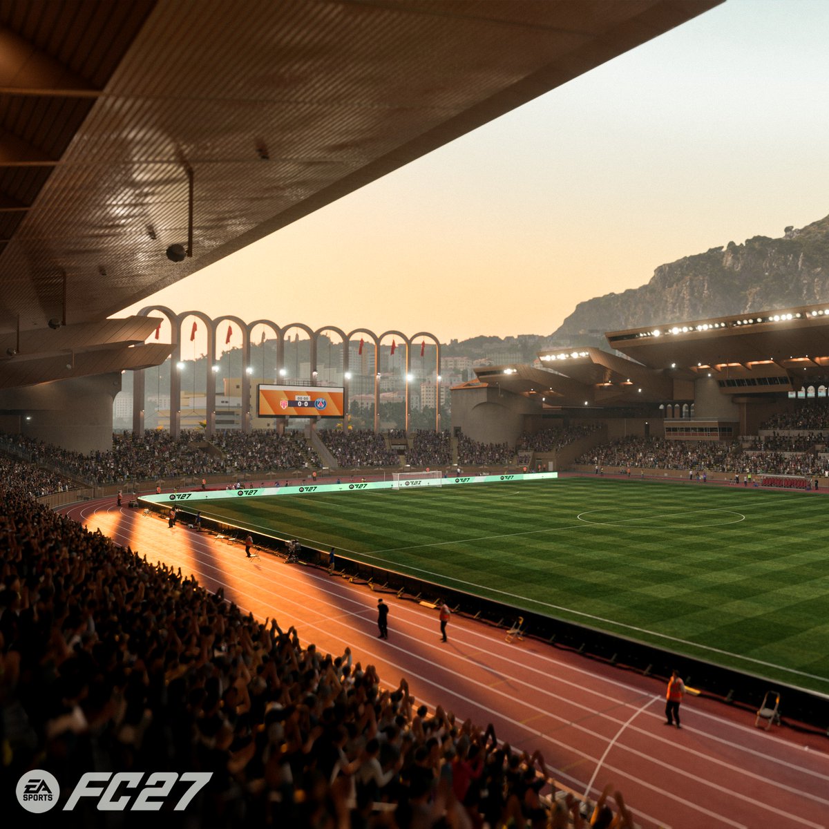 easportsfcfr's tweet photo. De nouveaux stades entièrement modélisés et reconstruits arrivent dans #FC27 ! 🏟️✨

Le Stade Louis II, l'Estadio Carlos Tartiere, l'Emirates Stadium, la MHPArena et bien d'autres rejoignent la liste des 140 stades officiels dans lesquels vous pourrez jouer. 🎮⚽

Précommandez maintenant : https://t.co/O69SJH8B1R