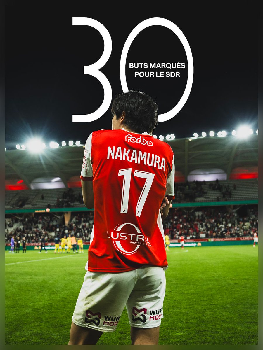 StadeDeReims's tweet photo. Une histoire marquante en Rouge &amp; Blanc 📖

Bonne route Keito ! ❤️🤍 https://t.co/WnmXf1f1bK