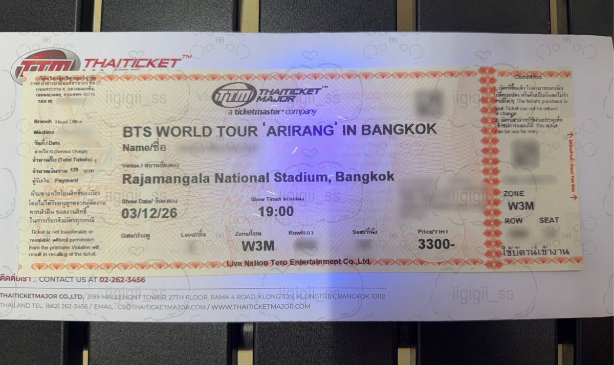 BravinRavoo's tweet photo. กิ๊กได้บัตรมาแล้วนะคะ 🎫
ราคาบวกจากหน้าบัตรไม่เกิน 7K 
ขอคนที่รับราคาไหวเท่านั้น 🥹 
(คนปล่อยได้มาในราคานี้) 
นัดรับเมเจอร์รัชโยธิน ไม่มีมัดจำ 

เพิ่งถึงบ้าน ขอทำธุระส่วนตัวก่อนน๊า 
ขอเวลาคิดวิธีส่งต่อให้คนที่ไม่มีบัตรก่อน 🙏🏻
คน DM เข้ามาเยอะมาก
**พรุ่งนี้ 10:00 น.จะมาแจ้งนะคะ 🙇🏻‍♀️ https://t.co/sHUyUNT1Ym