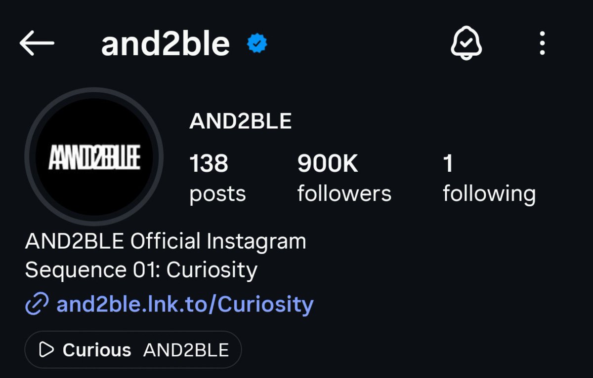haozhang___'s tweet photo. and2ble Instagram reached 900k followers! 🎉 let's keep growing more and more! https://t.co/Hk6FANgTQE
