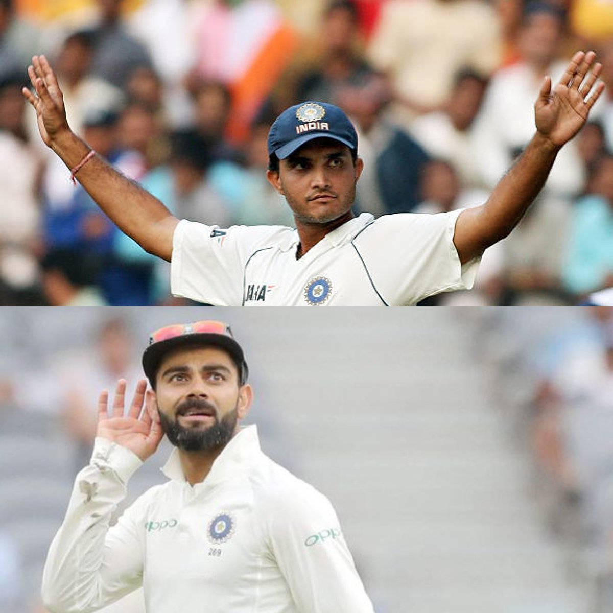 Shebas_10dulkar's tweet photo. India's Test Ranking Under each Captain 

When Captaincy Began ➤ Ended

6 ➤ 4 (Kapil Dev)
3 ➤ 7 (M Azharuddin)
8 ➤ 3 (Sourav Ganguly)
2 ➤ 6 (MS Dhoni)
6 ➤ 1 (Virat Kohli)
2 ➤ 2 (Rohit Sharma) https://t.co/bsKTHiU7jy