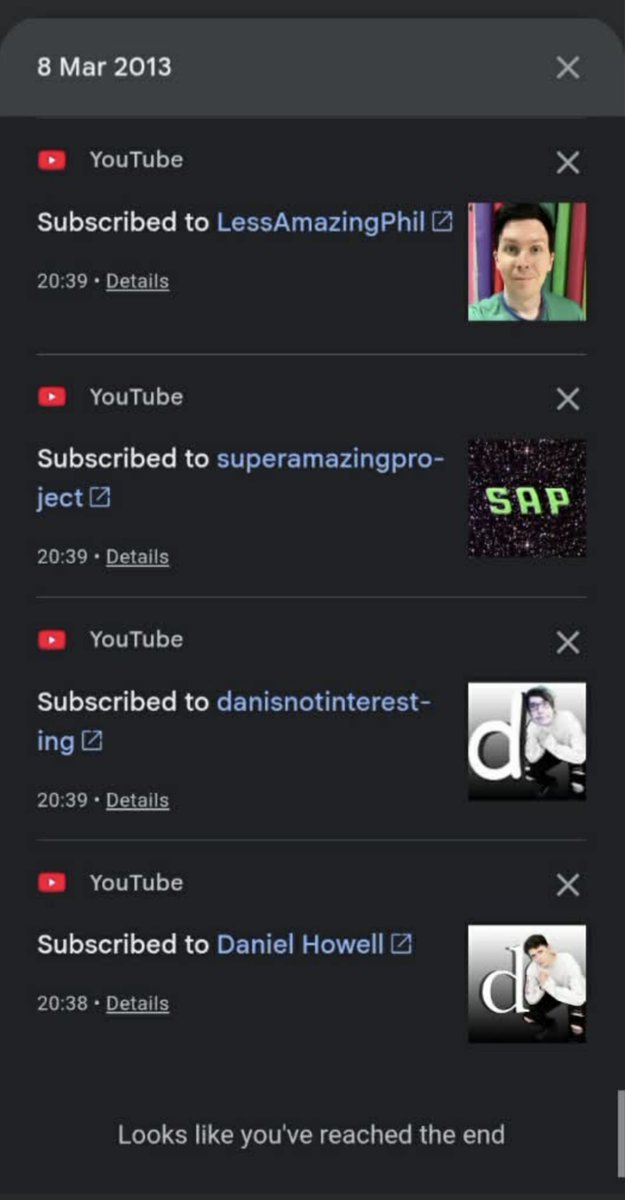 DownUpUnder's tweet photo. @InsigniaPresent icb it's been over a decade 🥺 and how I subscribed to LessAmazingPhil thinking it was his main acc 😭 https://t.co/N8XLW1sFDW