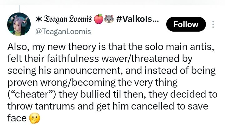 rem0ka's tweet photo. "throw tantrums and get him to canceled to save face" didn't a lot of ppl alr said that he was canceled due to many reasons and very tiny part of it's related to his appearance? 
and dw hun nobody ain't gonna eat your half bitten rotten nasty musty ai-sloppy wolfie 🤷‍♀️ https://t.co/CBmkrN2yz2