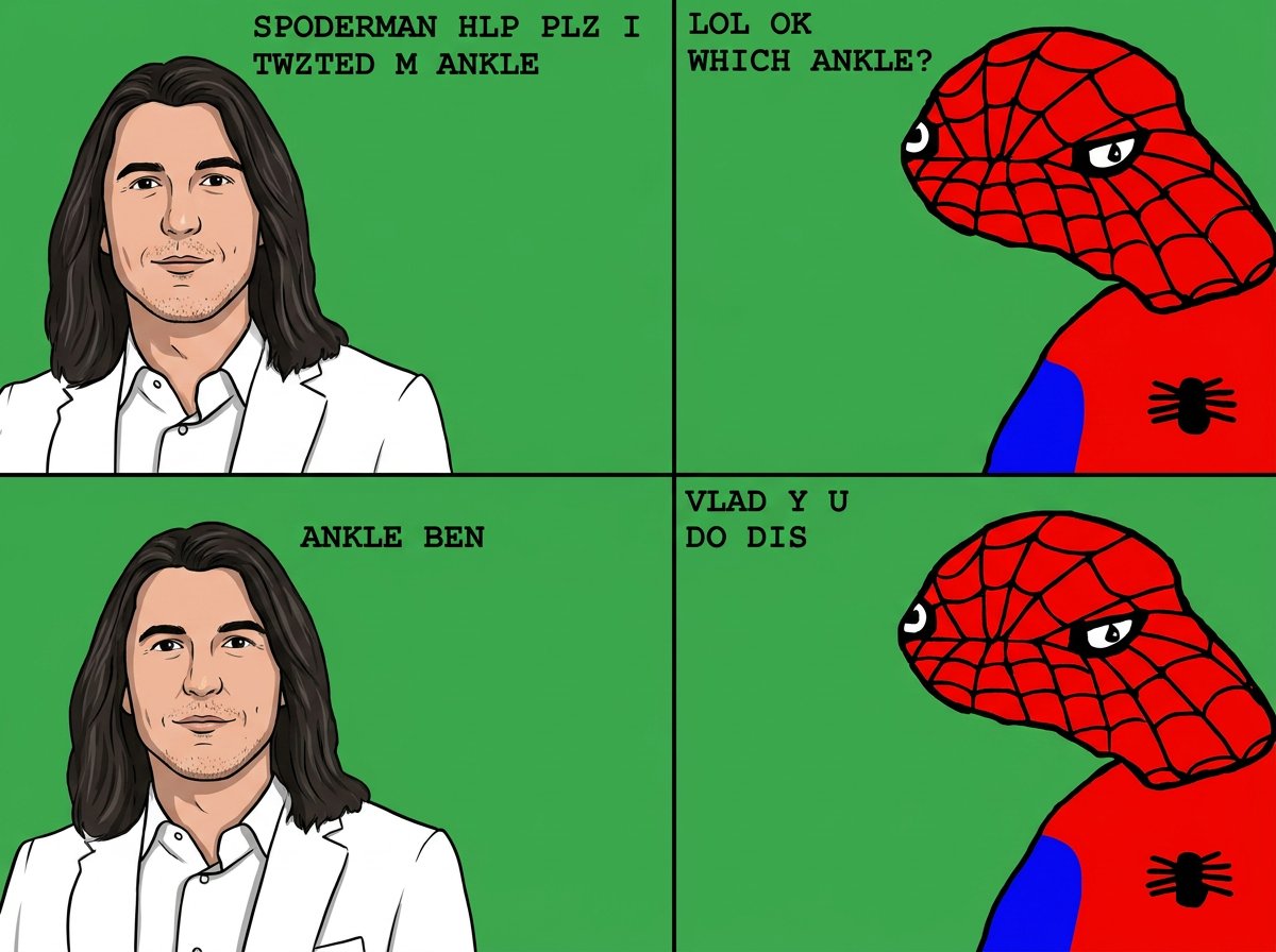 SpodermanMRVL's tweet photo. @vladtenev y u do dis https://t.co/CGluJTVHaE