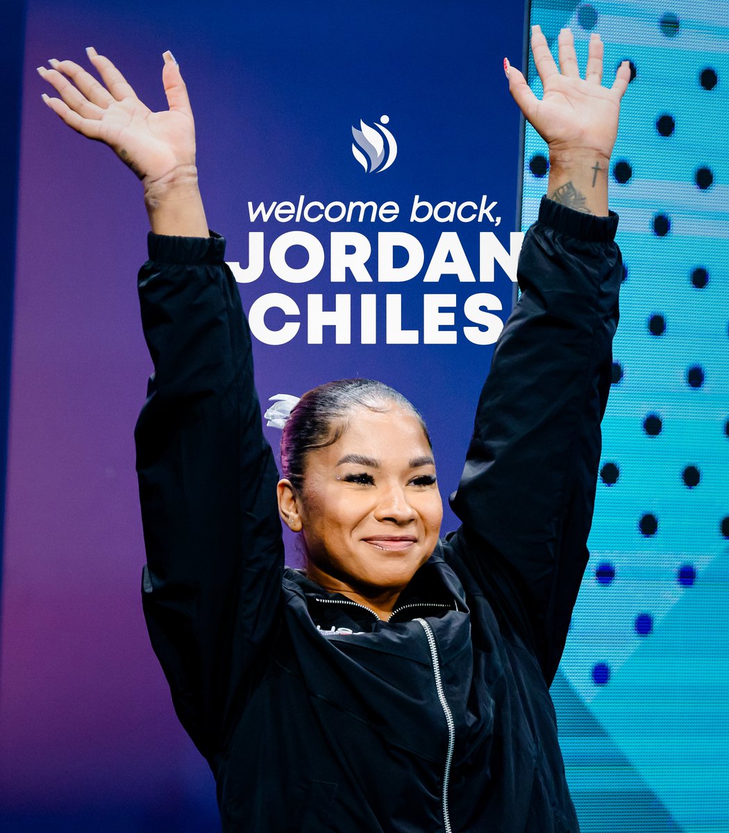 USAGym's tweet photo. That Girl has her sights set on @LA28‼️

Welcome back, @ChilesJordan! https://t.co/govfnijeQz