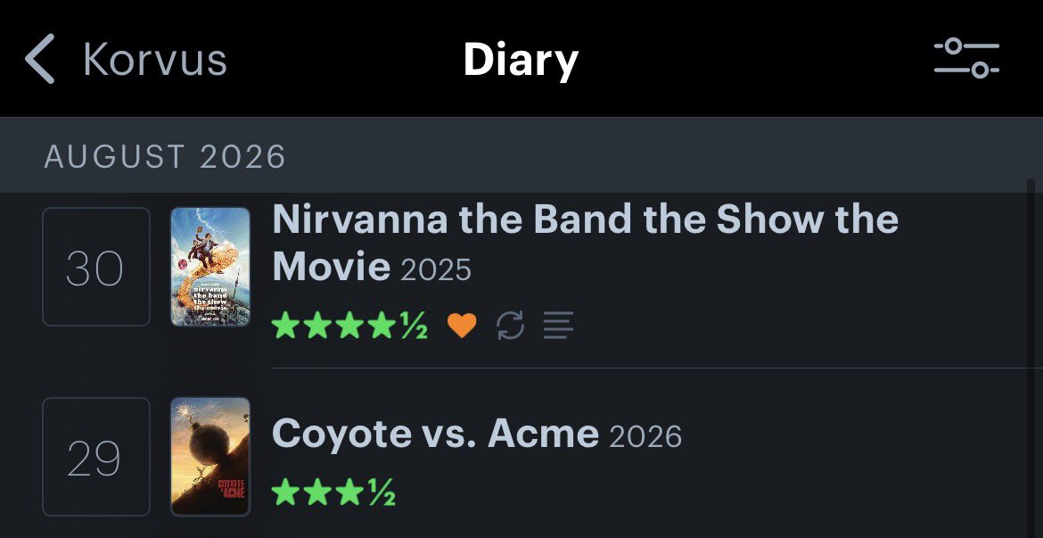 k0rvus's tweet photo. @doodles_oodle I didn’t technically double feature but I did watch them sequentially https://t.co/uhUbjMCYZ0