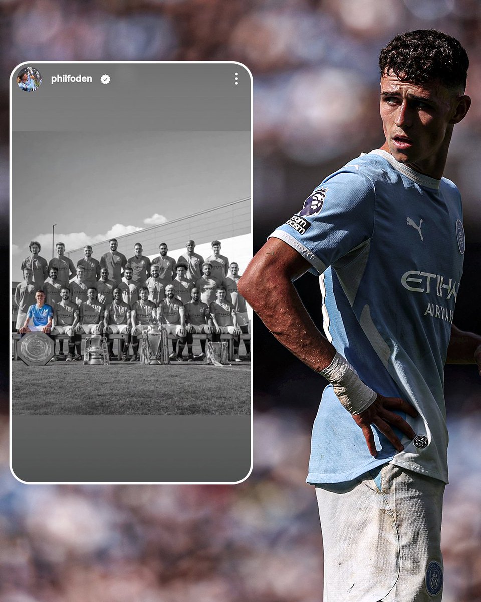 ESPNUK's tweet photo. Phil Foden on IG 🥹

He's the last man standing 👊 https://t.co/p1yehEfoQn