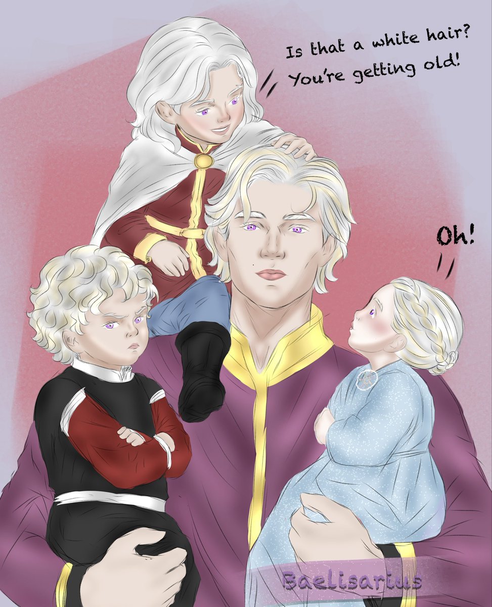 baelisariusx's tweet photo. Single dad Viserys 
#asoiaf https://t.co/knEdBfgMpe
