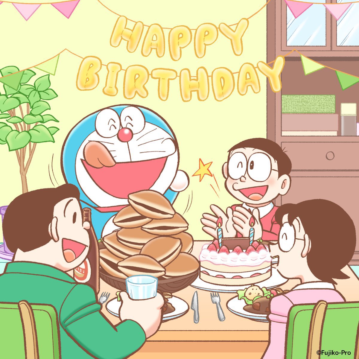 TouhuRider's tweet photo. 誕生日おめでとう！
ドラえもん！
ジャムおじさん！
我妻善逸！
井上織姫！
俺！ https://t.co/ec1yiBEpnP