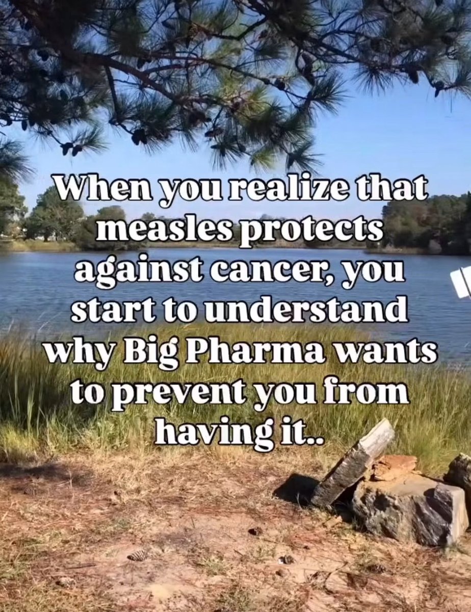 BabyD1111229's tweet photo. When you realize that measles protects against cancer, you start to understand why Big Pharma wants to prevent you from having it..

On another note 🗒️ 

✨Nicolas Said: 
Our study found HUNDREDS of sudden dea*ths among infants and toddlers shortly after measles vaccination, 24% were classified as SUDDEN INFANT DEATH SYNDROME.
Most die*d within 2 weeks of vaccination! 

#truth