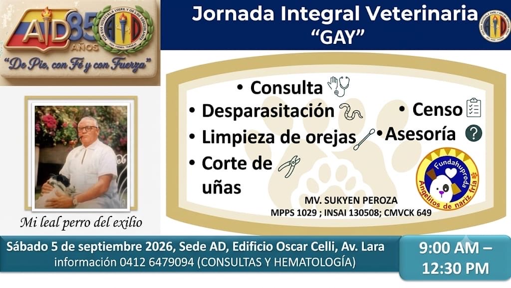 adsecgral_cbobo's tweet photo. *Acción Democrática.*

*CES Carabobo*
*Secretaria de Ecología y Medio Ambiente*

*Comisión 85 Aniversario*. 

Sábado 5/09/26
9.00 am. 
Jornada Integral Veterinaria. 

*AD Carabobo, un Instrumento Utilizado a la Comunidad!!!* https://t.co/uCVYWE9pls
