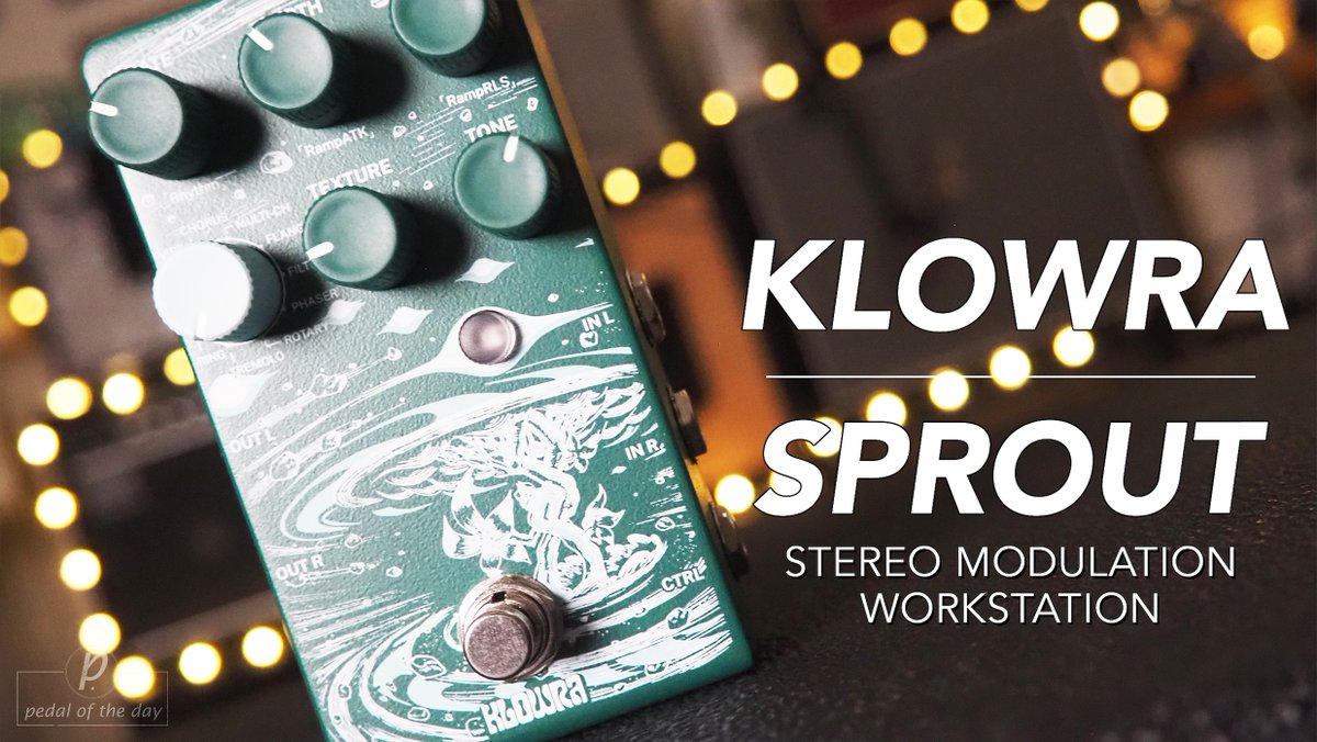 pedaloftheday's tweet photo. We've got a looooong demo and all the info for the Klowra KBS-03 Sprout Stereo Modulation Workstation over on our website - grab those headphones and check it out!!
https://t.co/jUUBQOkQBp
#klowra #sprout #modulation #pedaloftheday #effectspedals https://t.co/ZQBqtXXn73