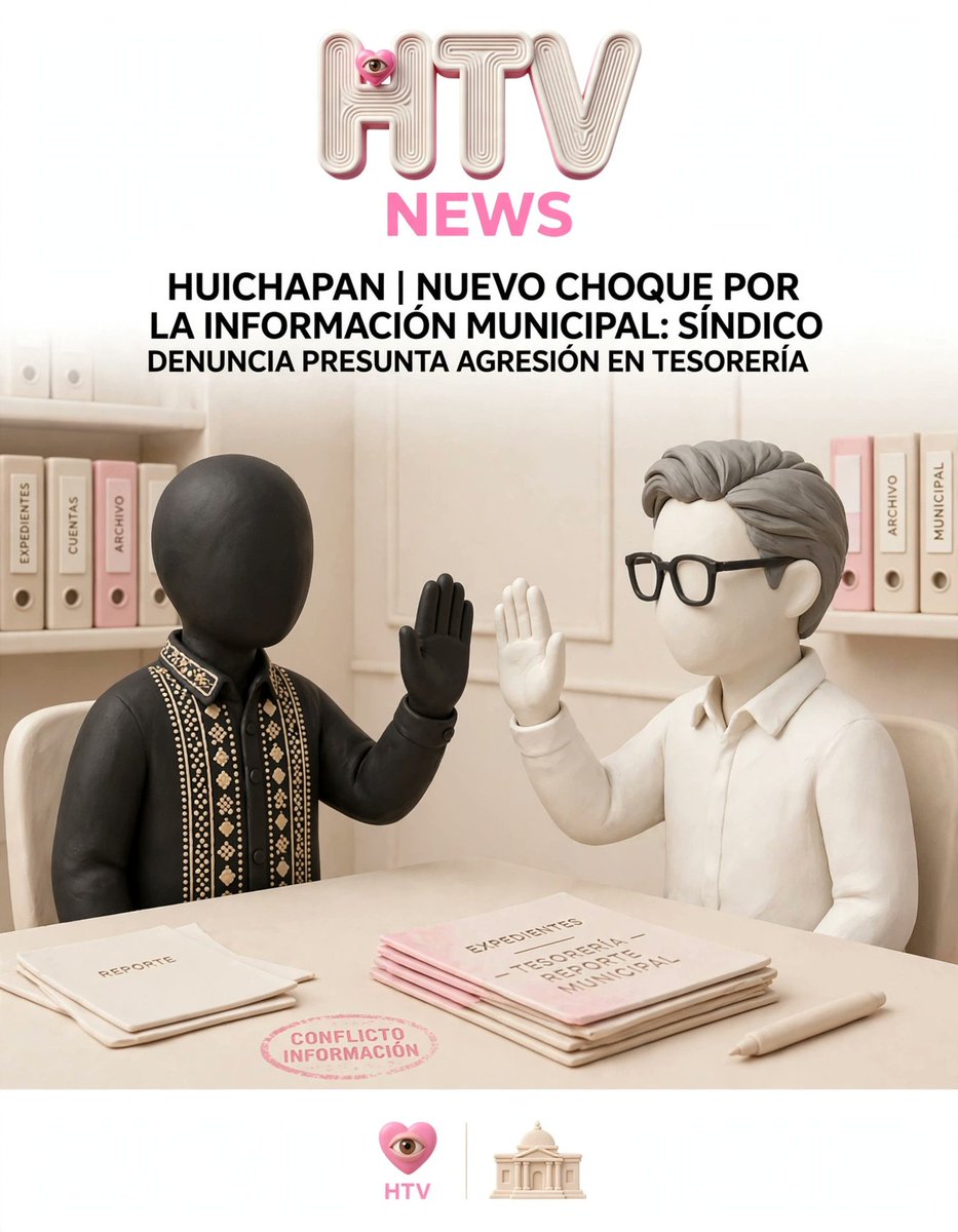 HuichapanTV's tweet photo. 🏛️⚠️ NUEVO CAPÍTULO EN LA DISPUTA POR INFORMACIÓN PÚBLICA EN HUICHAPAN.
El síndico acusa obstáculos y una presunta agresión durante una diligencia en Tesorería.
Leer más: https://t.co/qnZmE09G1u
#Huichapan #Transparencia #TEEH #MandarObedeciendo #HTVNews https://t.co/S76lDYUfl8