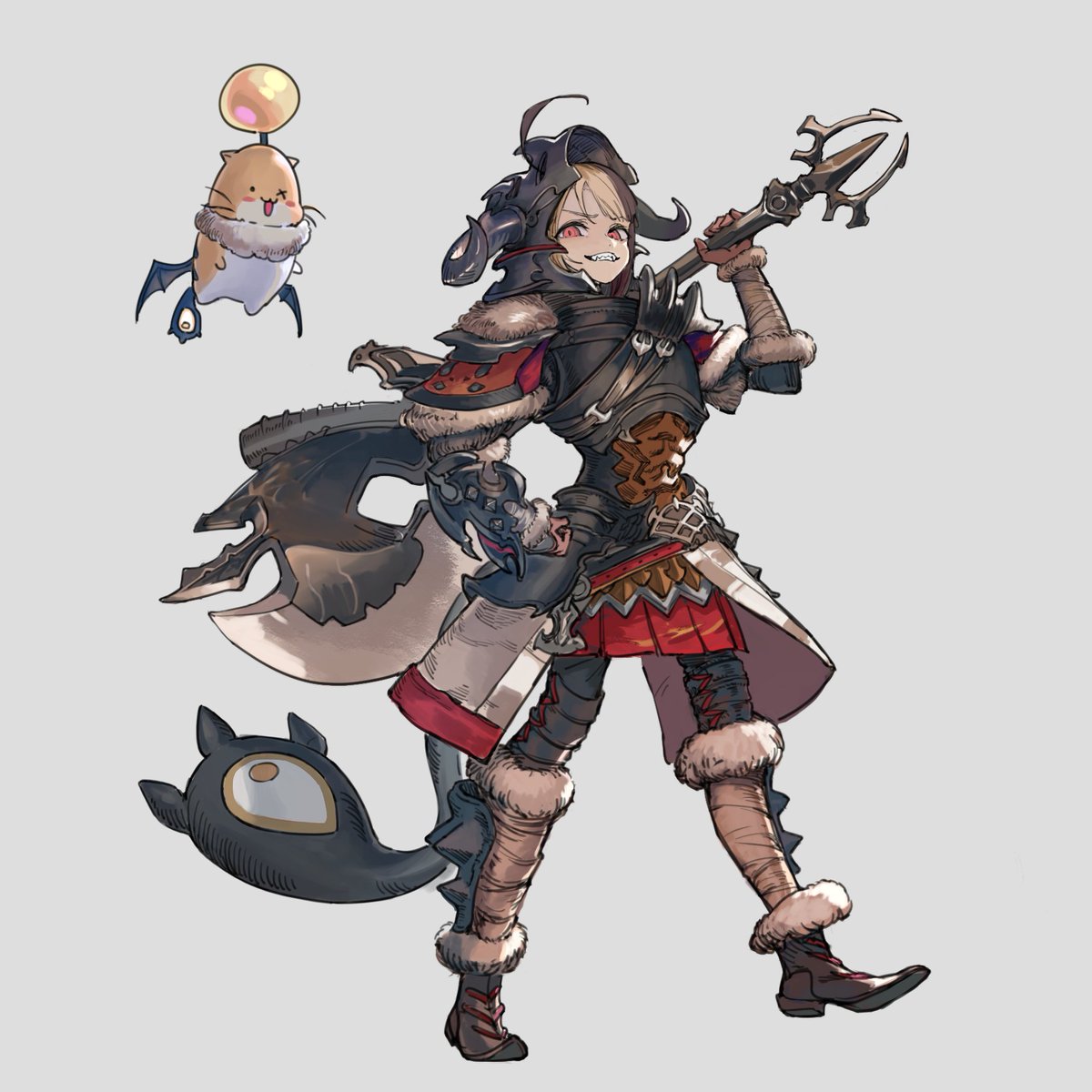 Ron__Melon's tweet photo. Elizabeth Rose Bloodflame🔥 x ffxiv
and Rosarian Carbuncle :3

and gigi murin with tail this time i fixed it😳
#BloodflameArt #rkggk https://t.co/VSCiUmPK0D