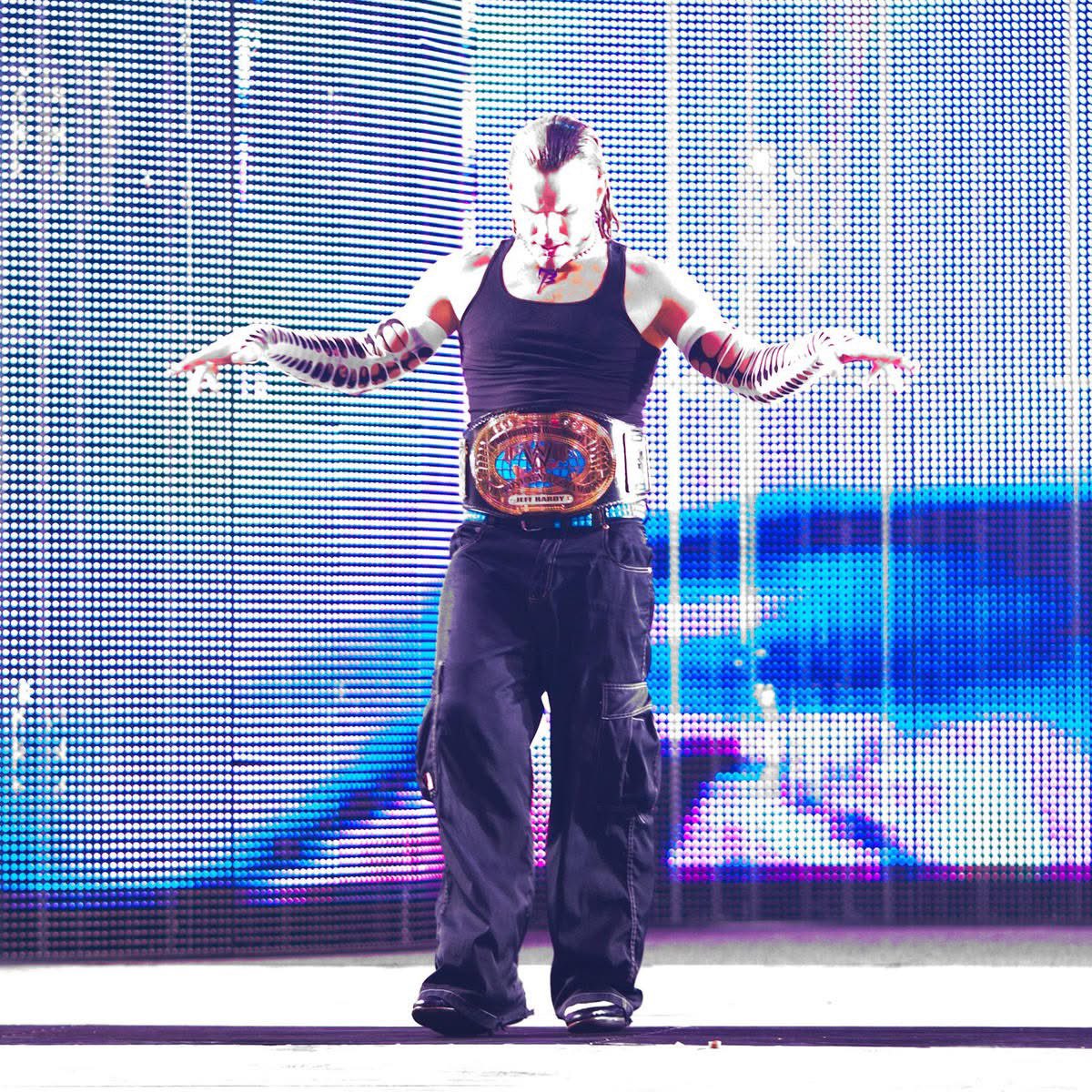 FadeAwayMedia's tweet photo. On this day 19 years ago the legendary Jeff Hardy defeated Umaga to become the new Intercontinental Champion. 

EVERY TITLE JEFF HARDY HELD HE MADE IT LOOK LIKE THE COLDEST CHAMPIONSHIP IN THE WORLD 🔥

(2007) https://t.co/uy6fVd8IUN