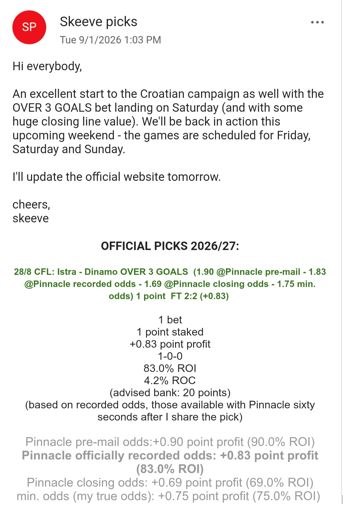 SkeevePicks's tweet photo. A perfect start to the season with the first NL bet and the first CFL bet both landing. Last-minute discount available for another 48 hours, three services for the price of one, all bets proofed to @SBCinfo , PM or email. :)

#bettingtwitter
#tipster https://t.co/9Q9LwDFd4p