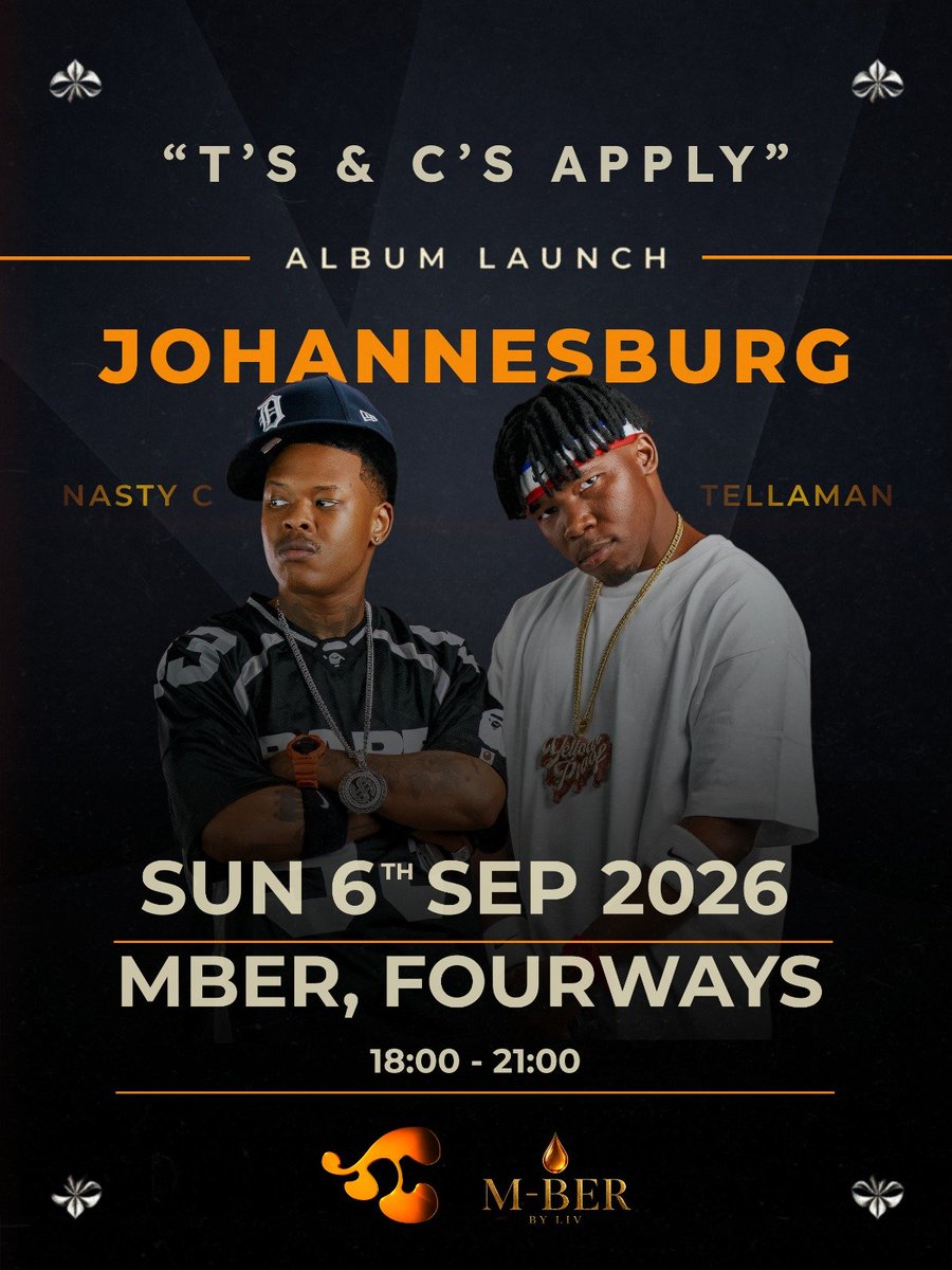 Nasty_CSA's tweet photo. Joburg Invites are out - See you tomorrow! #TsandCsApplyAlbum https://t.co/wp5HiSLNZR