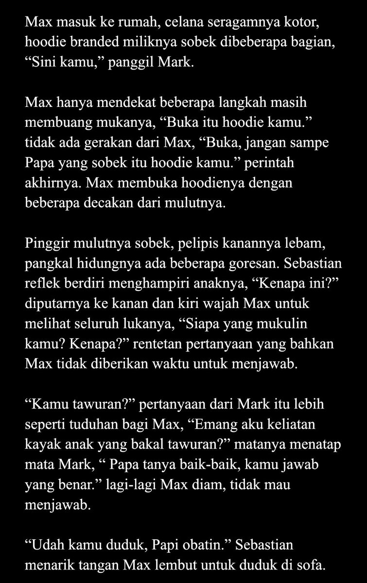 peengocok's tweet photo. #Sebmark &amp; Max (as their child). two tweets au

Mark cuma khawatir, sudah malan anaknya belum kunjung pulang. https://t.co/cagLanj5su