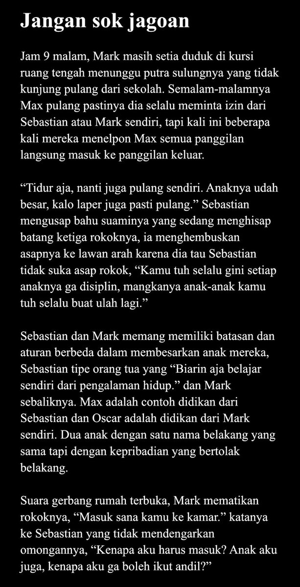 peengocok's tweet photo. #Sebmark &amp; Max (as their child). two tweets au

Mark cuma khawatir, sudah malan anaknya belum kunjung pulang. https://t.co/cagLanj5su