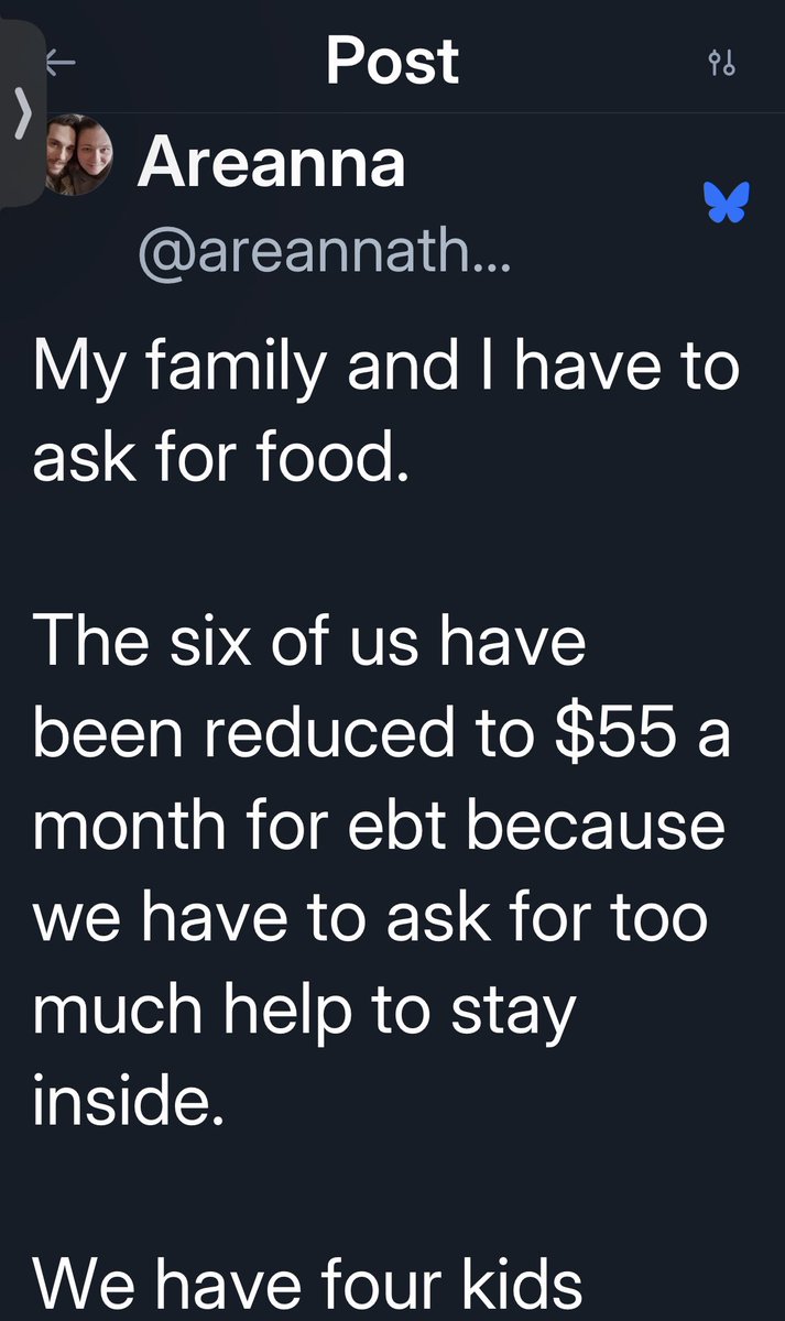 robinstent1's tweet photo. So @ThatsAllAreanna has been scamming around 7K a month and got caught. The only way a family of 6 in WI would get 55 in food stamps is if their income is over 7K! She can afford to feed her own damn family but u fools keep believing what she says 😂 #scam https://t.co/QZEEDc2zoc