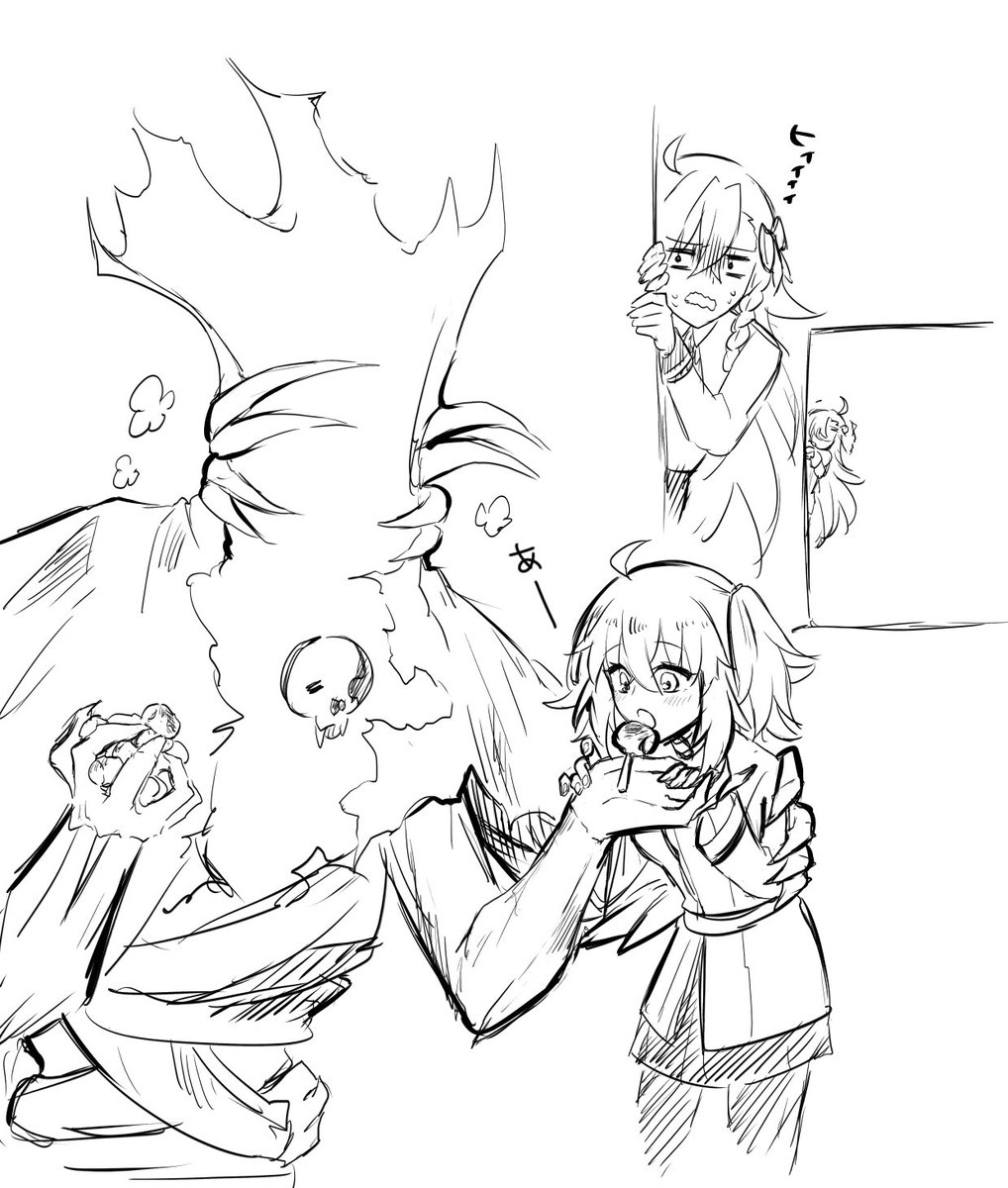 shina_Lacie's tweet photo. 【アズぐだ♀】rkgk
マシュマロ焼いて食べさせてくれる

所長「衛生面的にどうなの！？」 https://t.co/FbCcdbTUc5