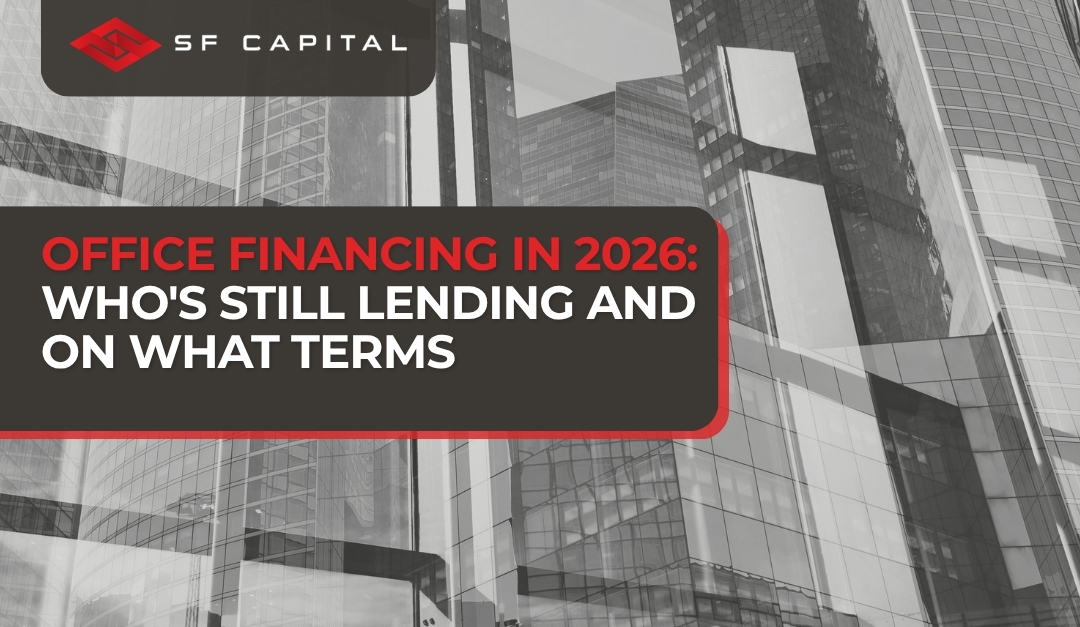 SFCapitalGroup's tweet photo. Office financing isn't gone, it's just narrower and more selective than it used to be. We put together a breakdown of which lenders are still active on office deals in 2026 and what they're looking for. 

Learn More
https://t.co/UGpRdpFnf0 https://t.co/uoLFnnFzkQ