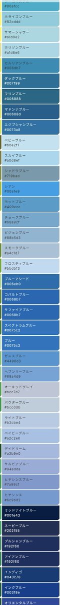 UTAUCOLOR's tweet photo. 青色ってどこからどこまで❓の疑問についてですが、大体ここらへんの色味の子たちを集めてくださると良いかもしれません。

色は人それぞれ見え方がありますから厳密にはしませんのでどしどし参加してください‼️

青💙といってますが水色🩵も含めて良いです‼️‼️ https://t.co/b8nQQLwuas
