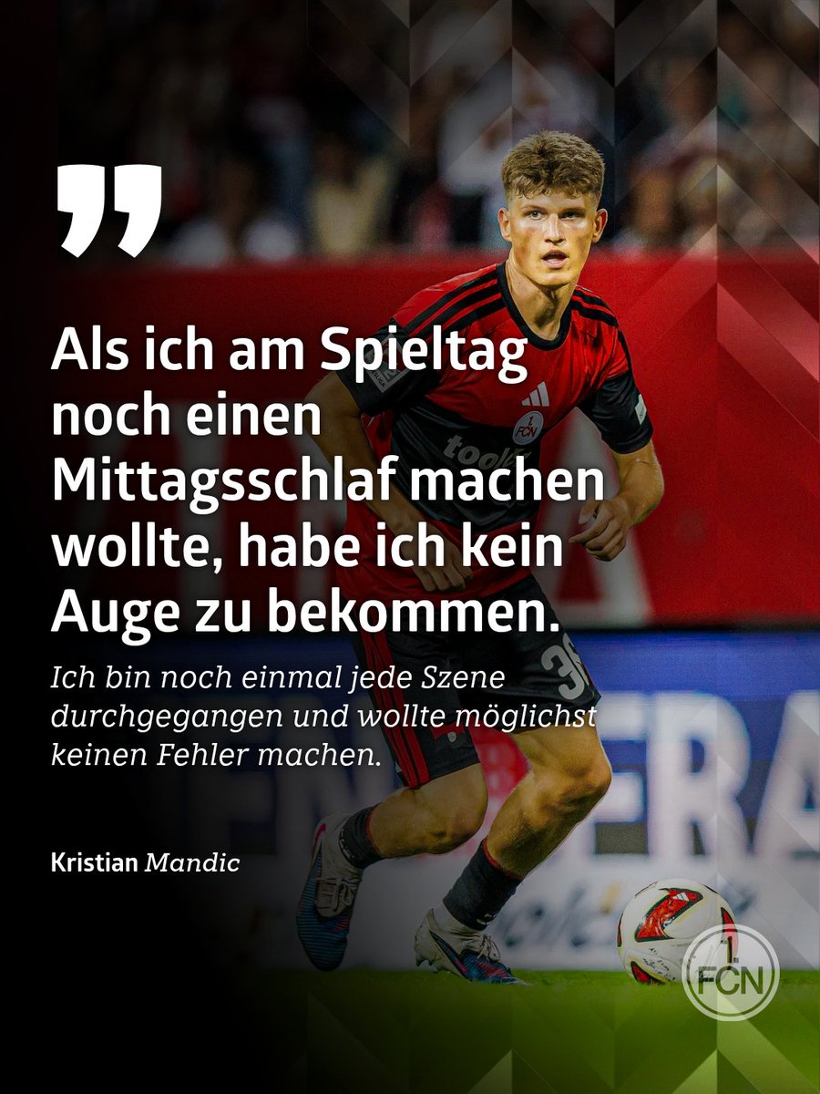 1_fc_nuernberg's tweet photo. Auch wenn es auf dem Platz nicht so wirkte, war Kristian #Mandic vor seinem Profi-Debüt im Topspiel dann doch ein wenig nervös. 😜
Wie ihm dann diese abgeklärte Leistung gelingen konnte, erfahrt ihr hier 👉 https://t.co/imCluvpre1
#fcn https://t.co/5dtFIopO4W
