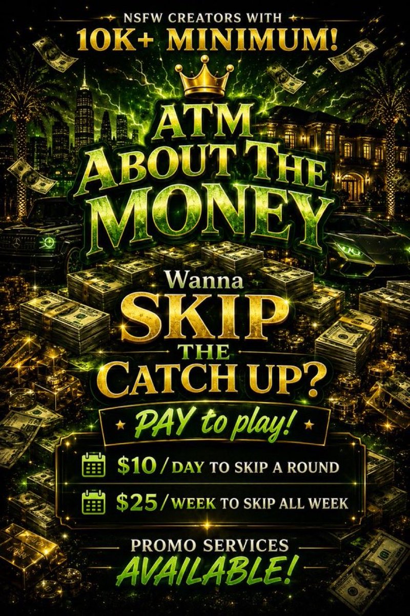 AboutTheMoneyCU's tweet photo. ✨✨✨✨DM for Services ✨✨✨✨ https://t.co/qCngCPyYjW