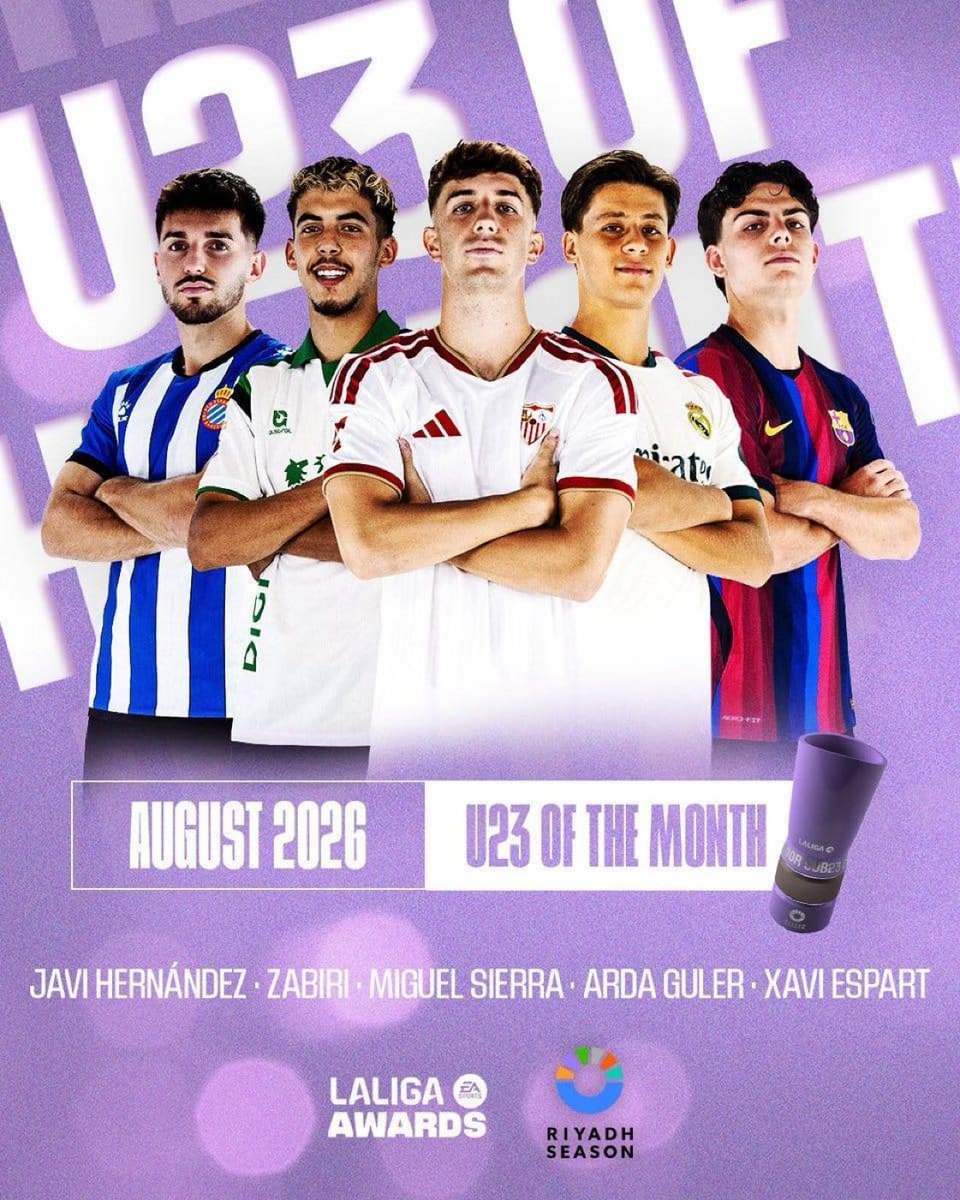 ManagingBarca's tweet photo. 🚨🚨| OFFICIAL: Xavi Espart is among the nominees for La Liga U23 Player of the month. https://t.co/gXKIojEzBq