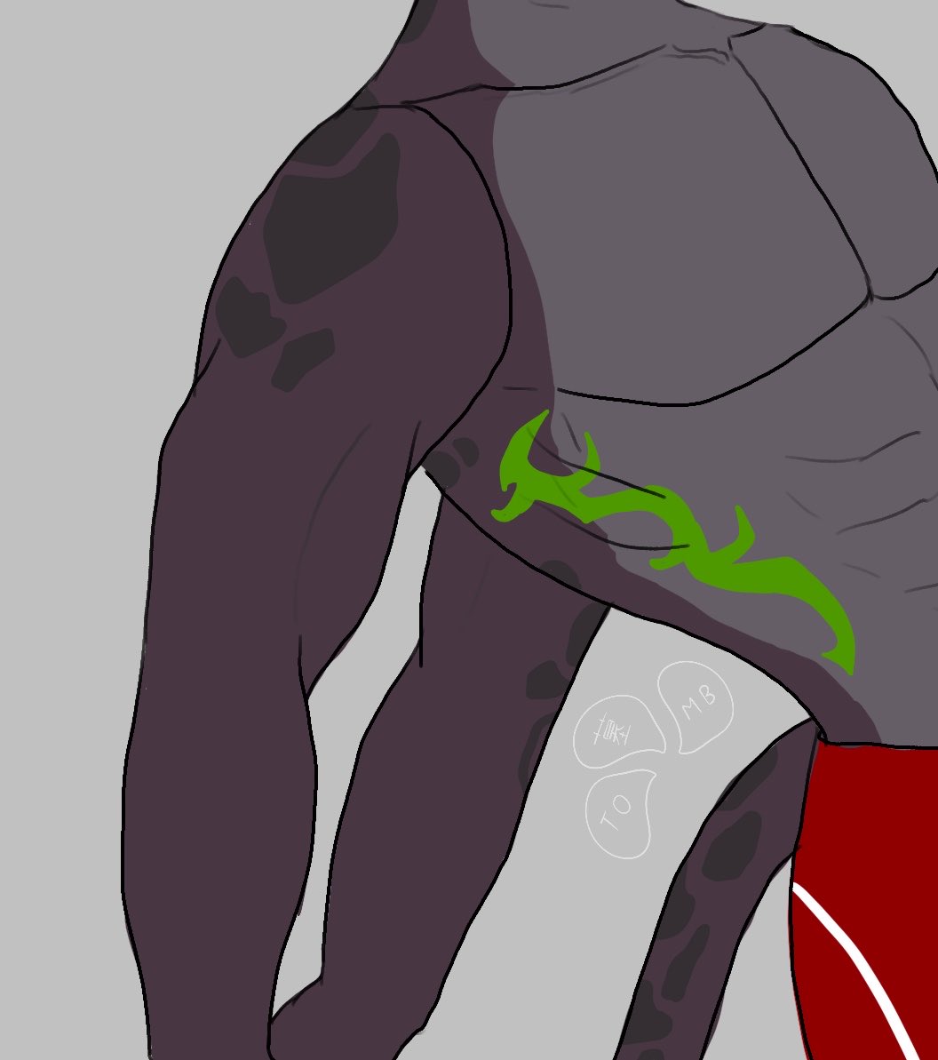 Tombdraws's tweet photo. Did someone say biceptember :> https://t.co/ZCpClD2Aai