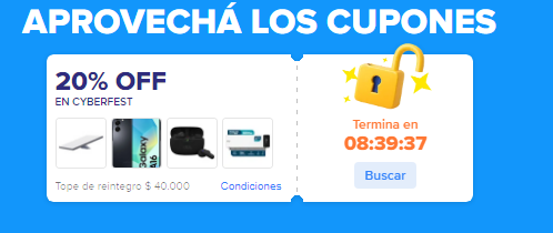 SoloPrecioApp's tweet photo. 20% OFF EN CYBERFEST MERCADO LIBRE!!! 🥳

Les dejo la lista completa de productos: 

https://t.co/MjJRbEAypj

Entran a cualquier producto y aplican el cupon automatico para aprovecharlo!! 

Hay más de 10 páginas de productos por ende hay mucha variedad https://t.co/sFq0o6SbAC