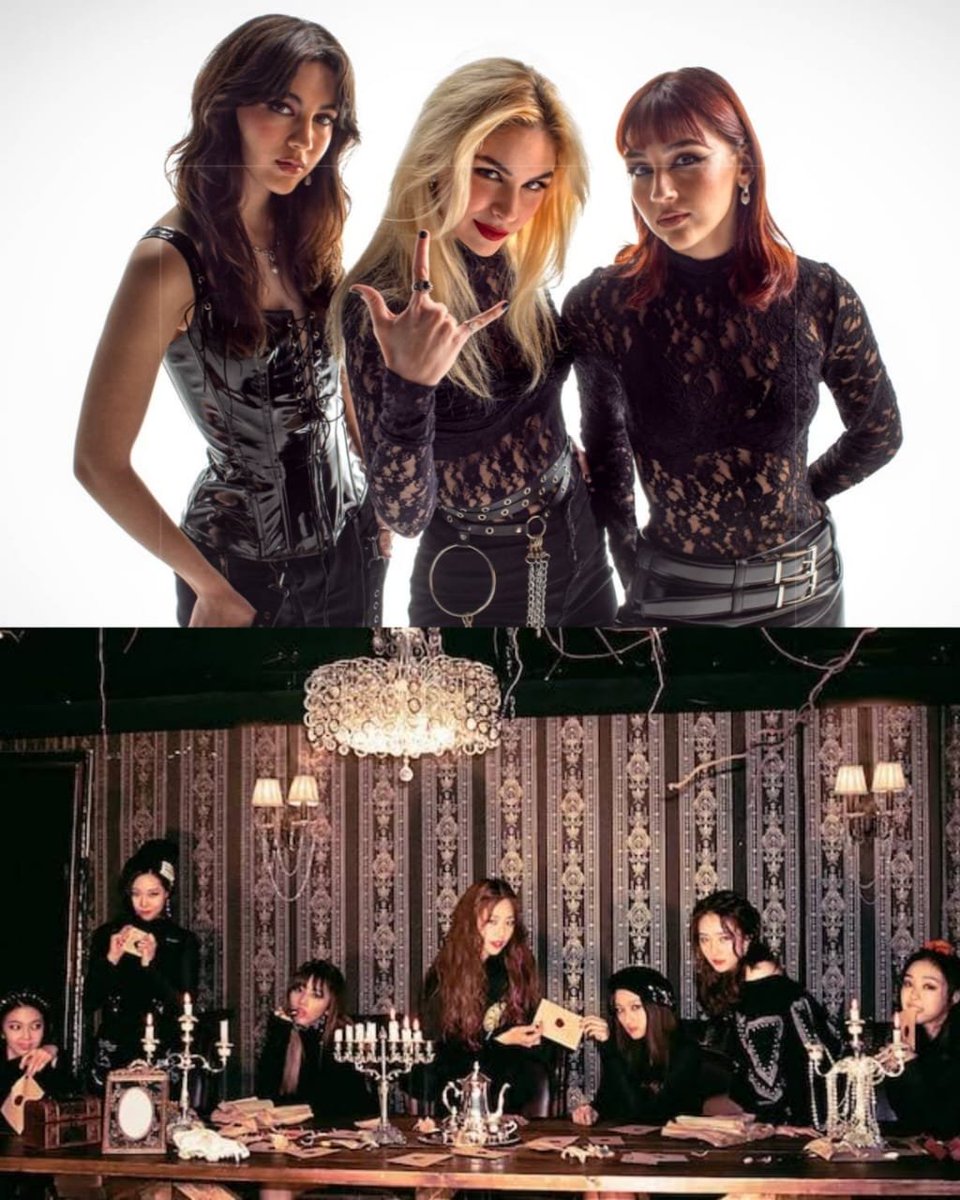 ISPFC_peru's tweet photo. La banda de rock mexicana 'The Warning', confirmó recientemente en una entrevista que les gustaría colaborar con Dreamcatcher.

#Dreamcatcher #드림캐쳐 #TheWarning 
@hf_dreamcatcher @TheWarningBand2 https://t.co/bOaq1Qes7J