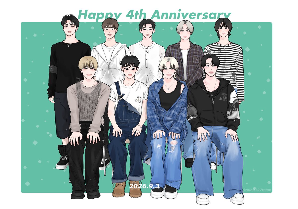 suna127team's tweet photo. &amp;TEAM4周年おめでとう！
5年目もよろしくね🌙

#andTEAMの願いが月に届いた日
#LUNÉと9人は共に未来へ
#andTEAM_4th_Anniversary
月夜に誓うandTEAMとの絆 https://t.co/3m1DT1oQAW