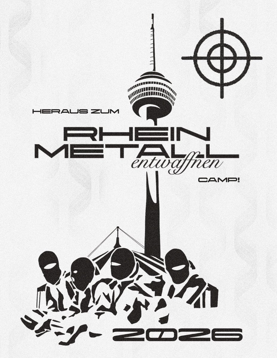 mloteksierp's tweet photo. Heraus zum @rheinmetallentwaffnen Camp nach Köln! Klasse gegen Klasse, Krieg dem Krieg! ☭ #rme2026 #köln https://t.co/q9JlePS7BW