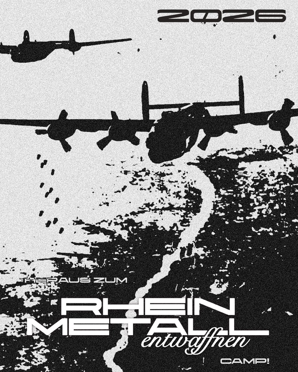 mloteksierp's tweet photo. Heraus zum @rheinmetallentwaffnen Camp nach Köln! Klasse gegen Klasse, Krieg dem Krieg! ☭ #rme2026 #köln https://t.co/q9JlePS7BW