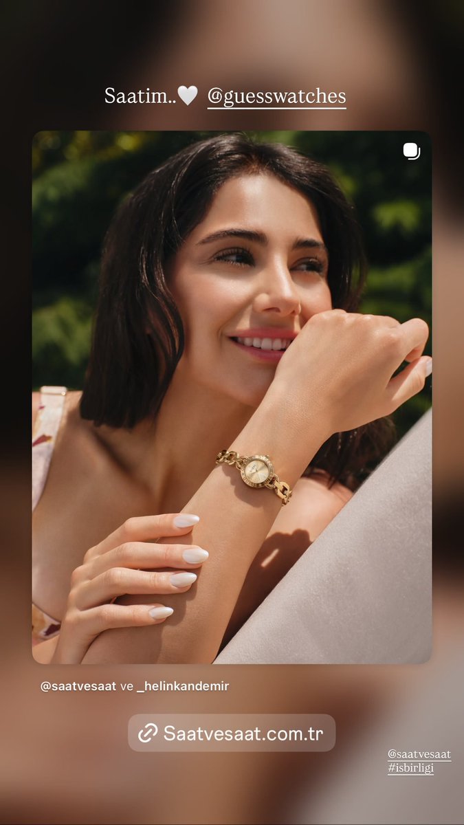 gizem36f's tweet photo. #helinkandemir @saatvesaat
#GuessWatches #SaatveSaat https://t.co/hBztMNnfAk