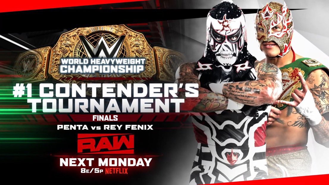 hz1c_'s tweet photo. (Penta VS. Rey Fenix)
#1 Contender's Tournament Finals
[ #WWERaw ]
****¼ https://t.co/5ZPXulXws7