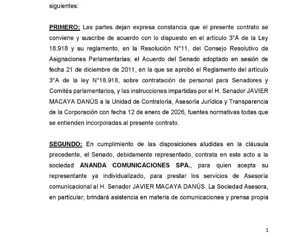 CarlosAmpuero's tweet photo. Por más de $25 millones: Senador Javier @javiermacaya mantiene contrato con empresa vinculada a la red digital de Fernando Cerimedo pagada con dineros desde el @Senado_Chile

https://t.co/tN8Ni9AY70 https://t.co/k1kXJ4WQ3w