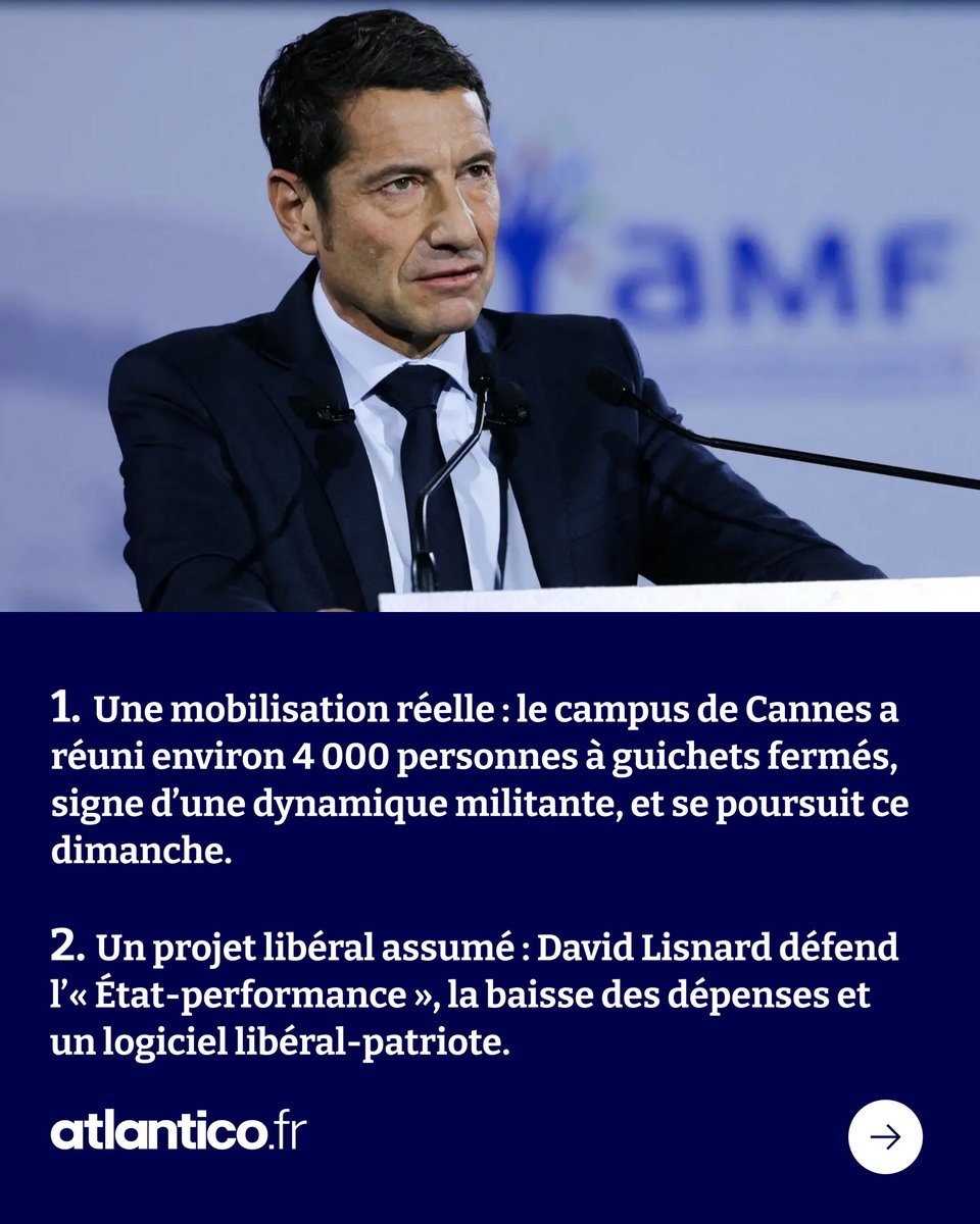 atlantico_fr's tweet photo. David Lisnard a fait sa rentrée politique à Cannes, ce samedi et ce dimanche, à l'occasion du Campus d'été de Nouvelle Energie.

📲 Lien ici : https://t.co/PJrp1jiGQI https://t.co/pMYRuHLNul