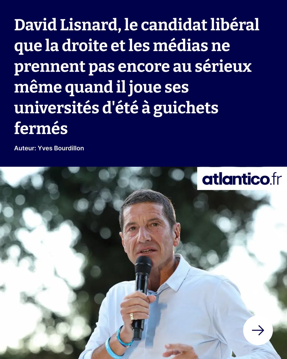 atlantico_fr's tweet photo. David Lisnard a fait sa rentrée politique à Cannes, ce samedi et ce dimanche, à l'occasion du Campus d'été de Nouvelle Energie.

📲 Lien ici : https://t.co/PJrp1jiGQI https://t.co/pMYRuHLNul