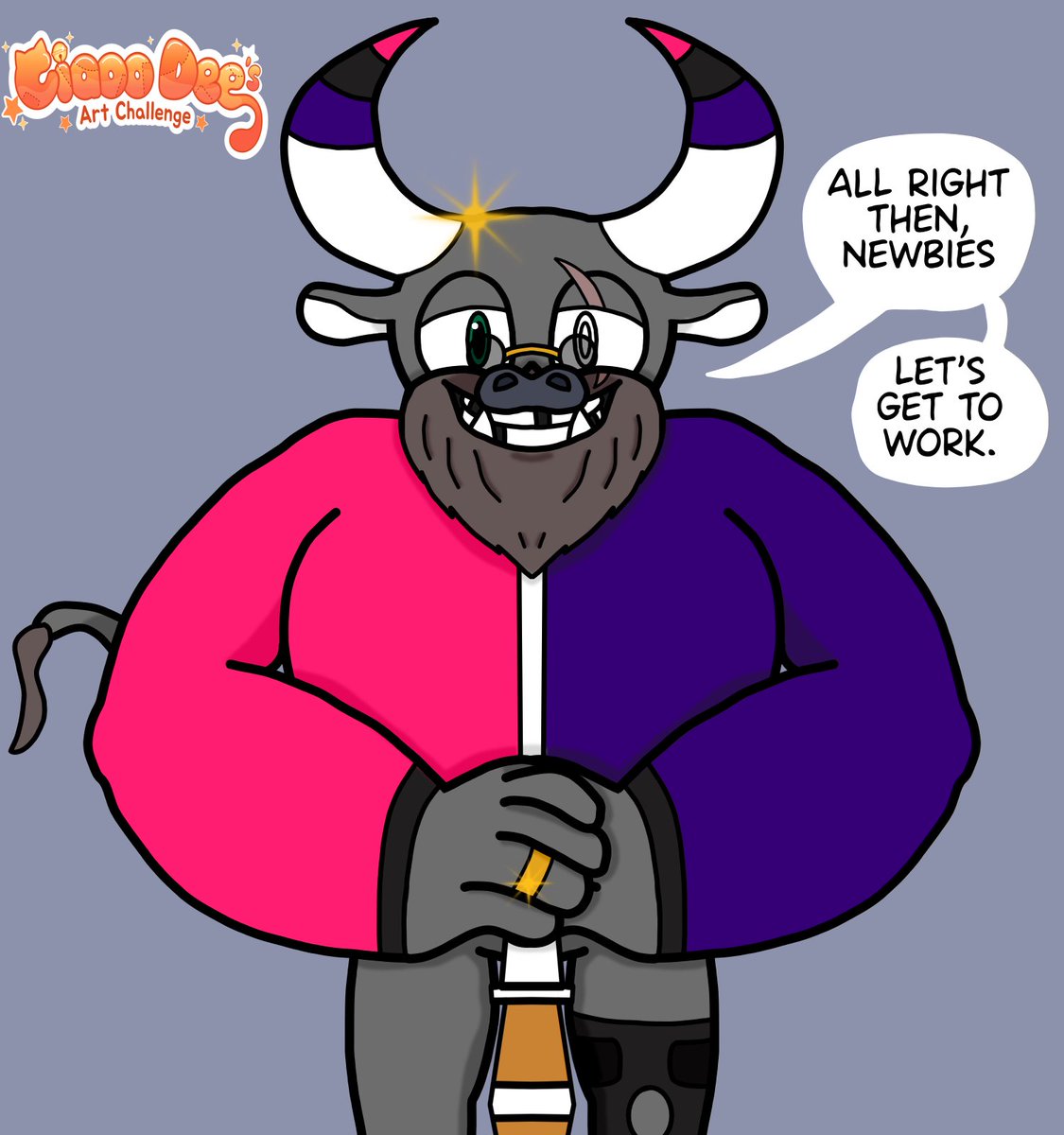 manu_burrito_'s tweet photo. New Month new #CiaooDeeChallenge!
This month's challenge: BALD
Yup, we've made too many Baldee jokes, now we gotta pay the price /lh
I used it as an opportunity to draw Old Man Grit (Pro Wrestling trainer, on his 5 retirement) https://t.co/h4vQmUUR7V