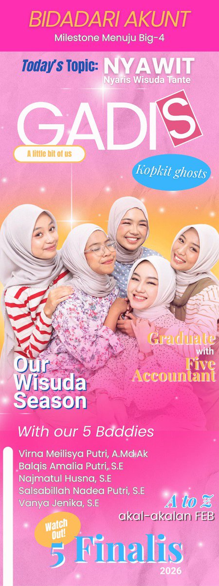 tenagaendogen's tweet photo. Mau Share banner wisuda kami yang anti mainstream😋🫰🫰 https://t.co/PoXvoCMicE