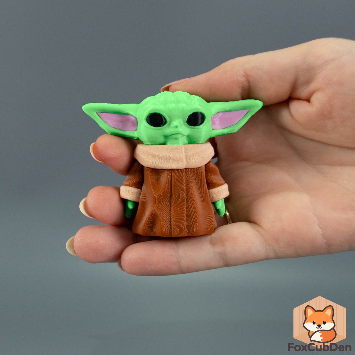 FoxCubDen's tweet photo. ✨Flexi Grogu👽
Available on Patreon and Cults3D  
#3DPrinting #stl #3dprint #Patreon #Cults3D #3mf #fanart #printinplace #bambulab https://t.co/CTDMR19FQe